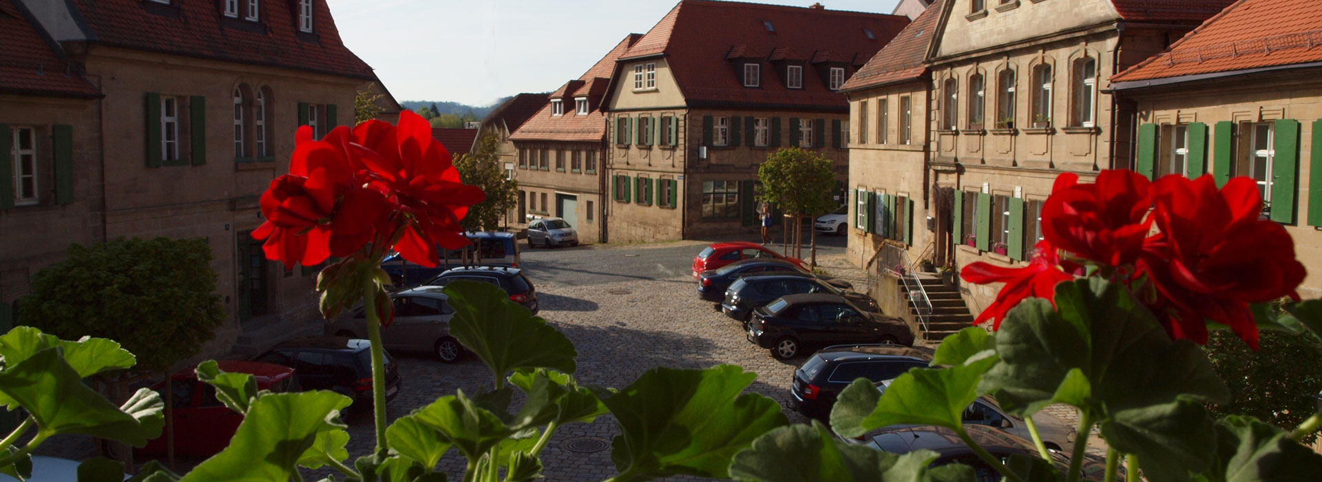 Blick vom Rathaus auf den oberen Markt